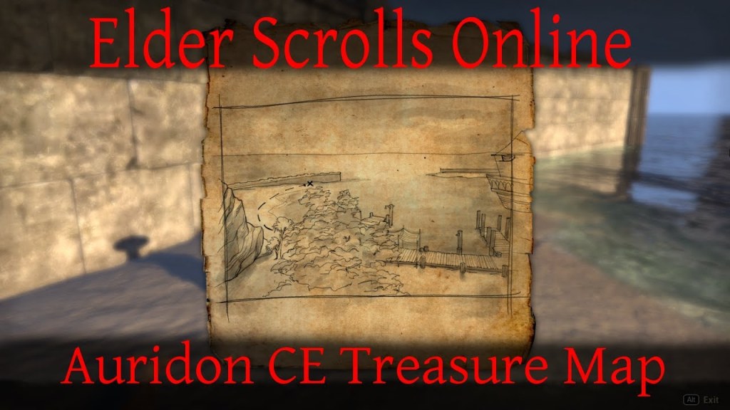 auridon ce treasure map - Auridon CE Treasure Map [Elder Scrolls Online] ESO