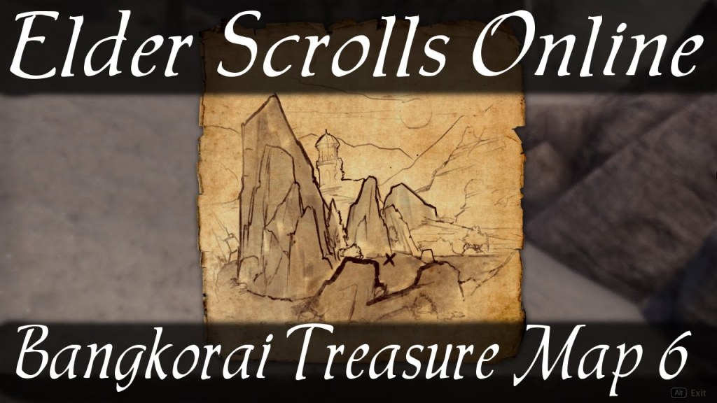 bangkorai treasure map 6 - Bangkorai Treasure Map  [Elder Scrolls Online ESO]