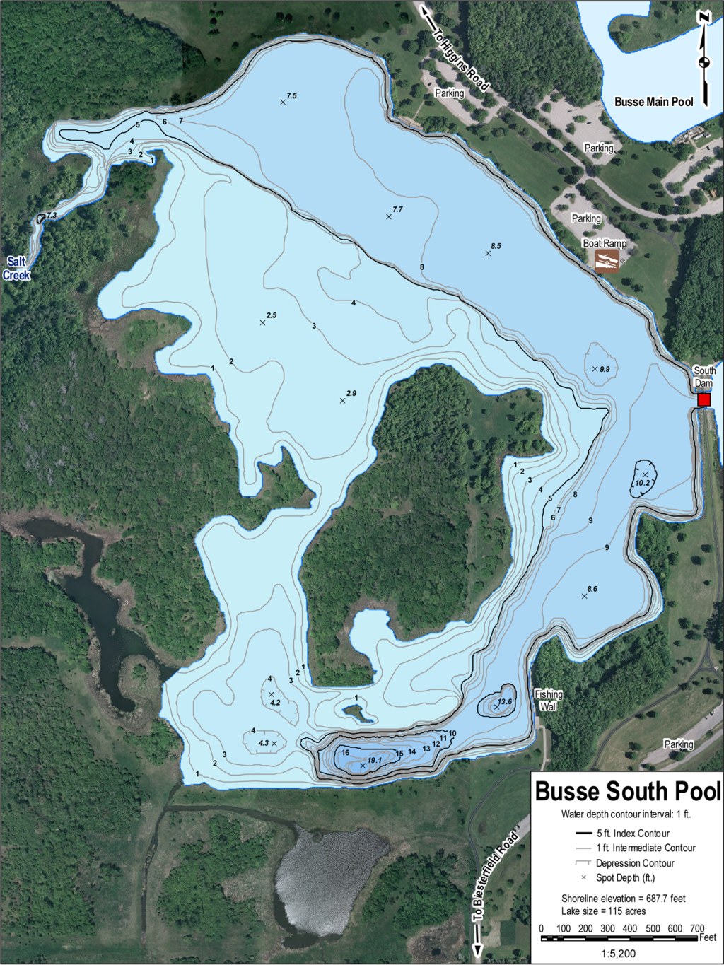 busse lake depth map - Busse Lake  Chicago Fishing Forum