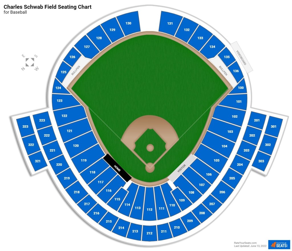 charles schwab field seating map - Charles Schwab Field Seating Chart - RateYourSeats