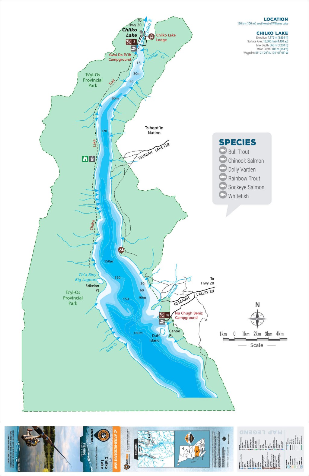 chilko lake bc map - FCRBC Chilko Lake - CARIBOO REGION BC