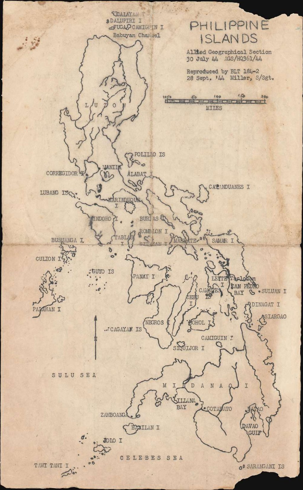 antique philippines map - Philippine Islands
